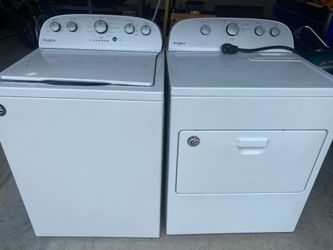 Whirlpool washer and dryer