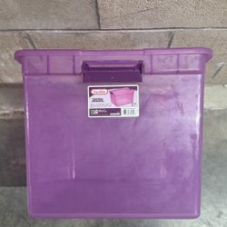 Sterilite 66 Qt. Storage Box Purple