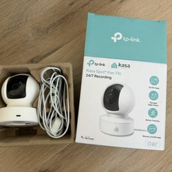 Kasa 2K QHD Security Camera Pan/Tilt, Starlight Sensor for Color Night Vision, Motion Detection for Baby & Pet Monitor, 2-Way Audio, Cloud & SD Card S
