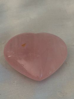 Natural Rose Quartz Heart