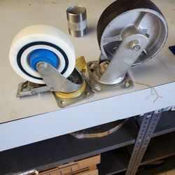 Casters, heavy duty 