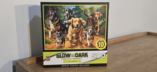 Glow in Dark Dog Puzzle - 500 Pieces