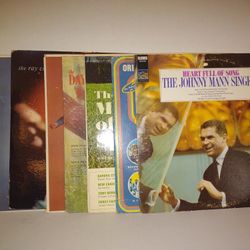 8 Vintage Vinyl Records Lot, 8 N 1 Various Vintage Records DEAL!