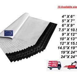 Poly Mailers Plastic Shipping Envelopes Self Sealing 2.5 MIL Premium Quality