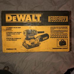 DEWALT 1/4 Sheet Palm Grip Sander, model DWE6411