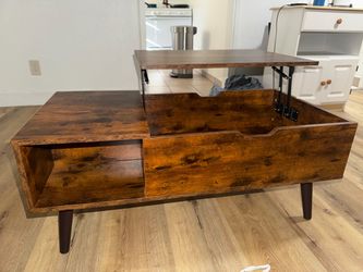 Lift-top coffee table