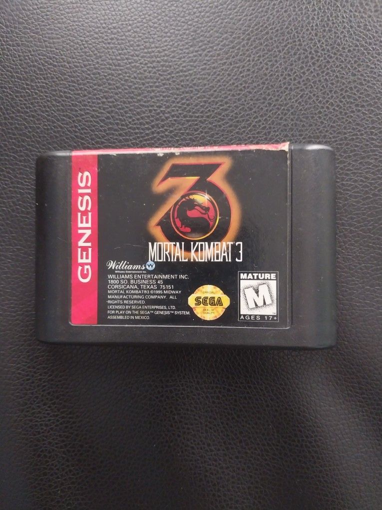 mortal kombat 3 video game
