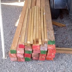 2x3 Post 8 Ft Long And 16 Porch Spindles