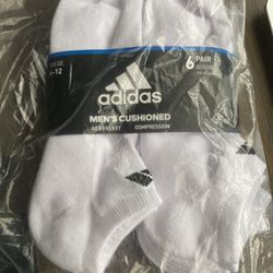 Adidas Men’s Cushioned Compression Socks Size 6-12