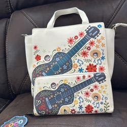 Loungfly Disney Limited Edition Coco Purse And Wallet 