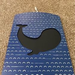 Whale Ocean Kids Room Decor Chalkboard