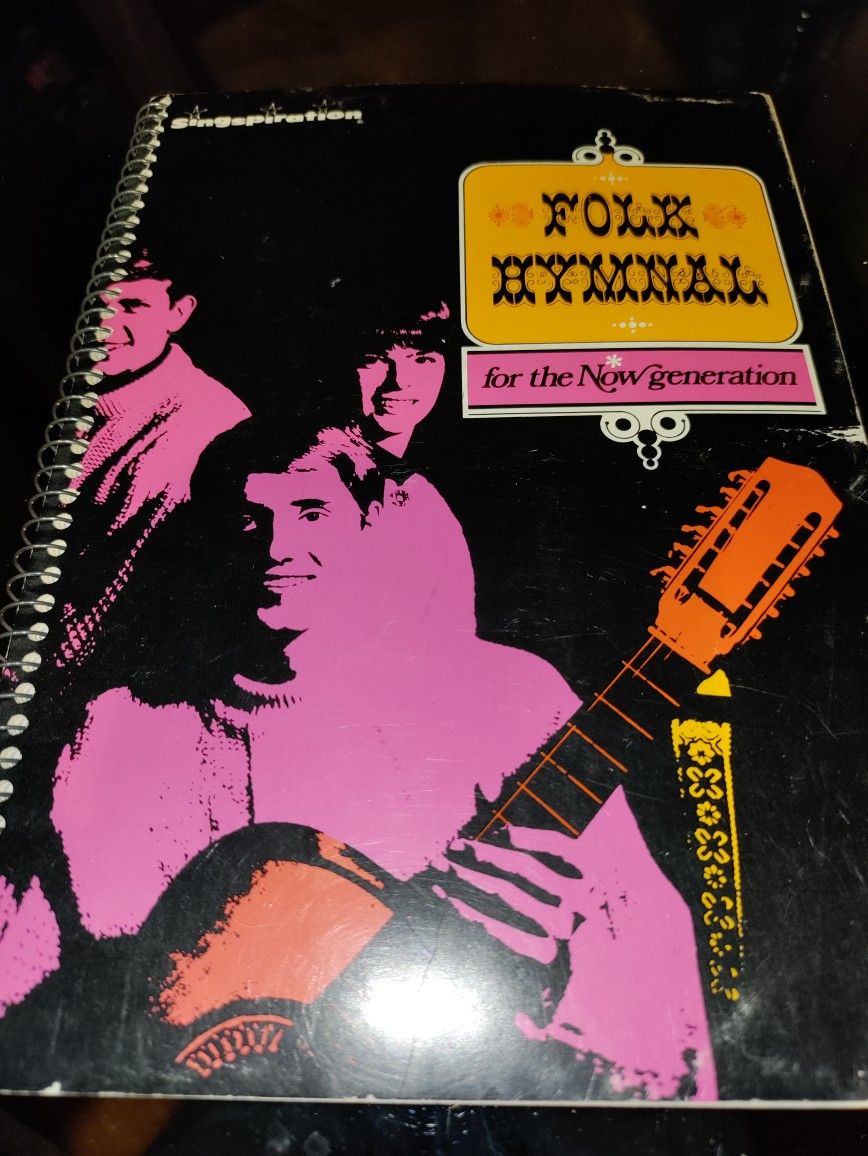 1970 Folk Hymnal For The Now Generation Music Sheet Book