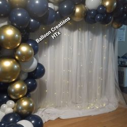   Balloon Garland /arch  & Backdrop 