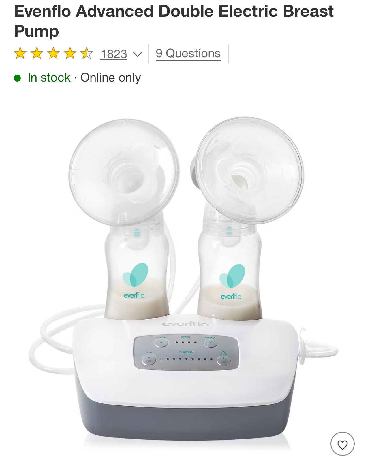 Evenflo Breast pump