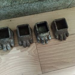 Antique Cast iron Stove Bear Feet