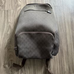 Gucci GG Monogram Medium Backpack - Brown