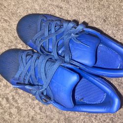 Adidas Superstar Used Blue Size 8 