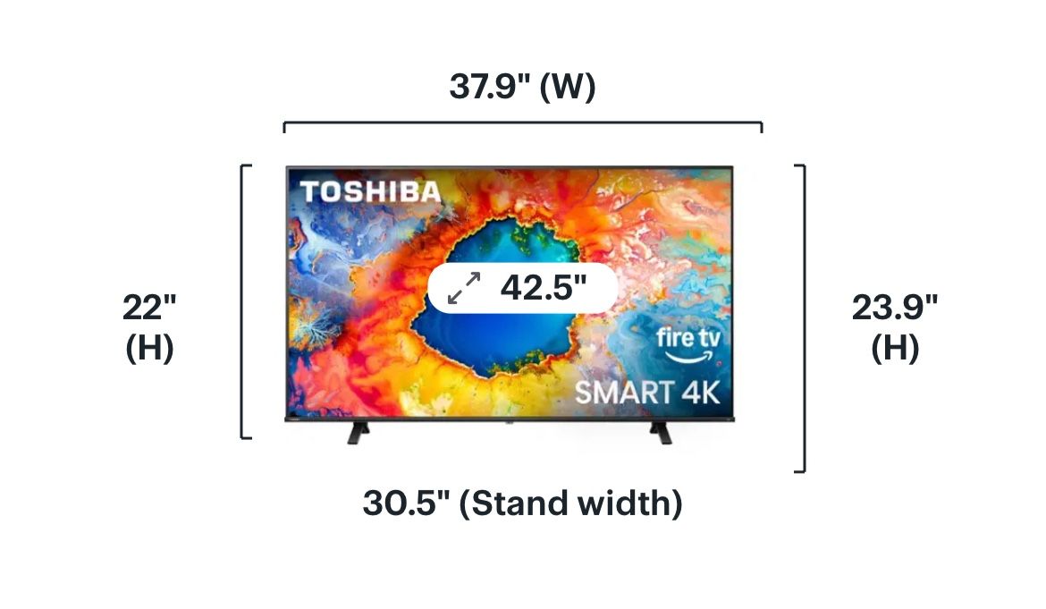 Toshiba - 43" Class C350 Series LED 4KSmart Fire TV - New, Unopened Box