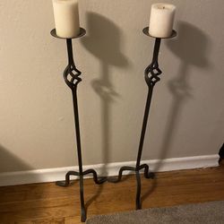 Pier 1 Tall Candlesticks