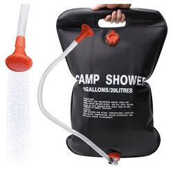 Shower Bag, 5 Gallons/20L Camping Shower Bag