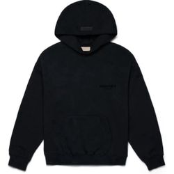 XS S M L XL Essentials Fear Of God Stretch Limo Black Hoodie