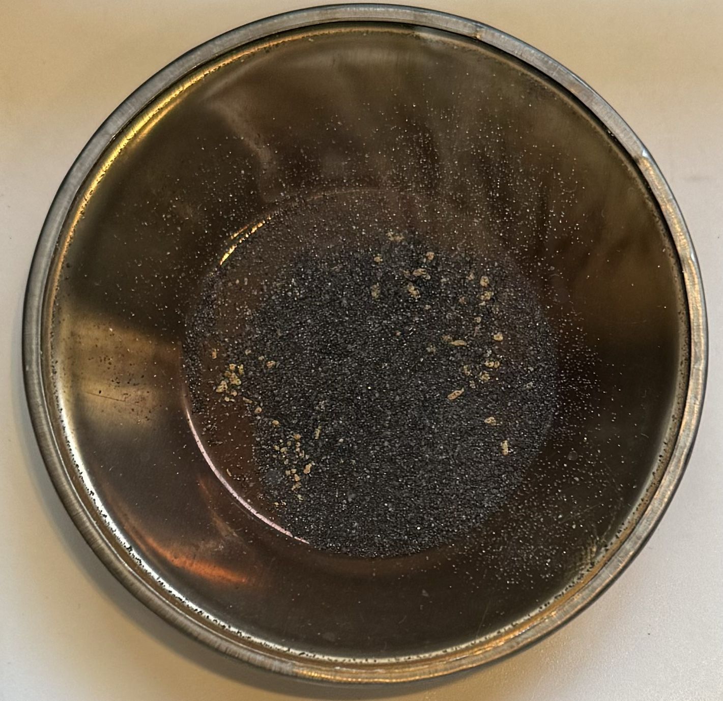 Alaska PAN-O-GOLD Hermetically Sealed With Certificate Of Authenticity For Stainless Steel Gold Pan With No Less Than 200 Milligrams Of Raw Gold