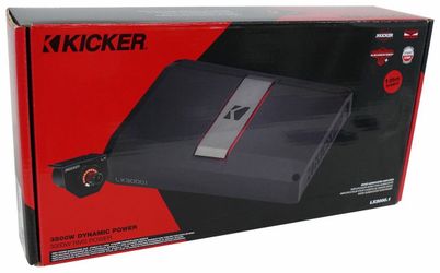 Brand NEW POWERFUL KICKER LX3000.1 AMP