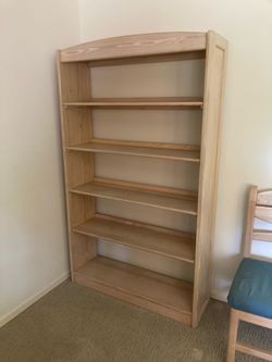 Rustic Southwestern White Washed Heavy Timber Bookcase