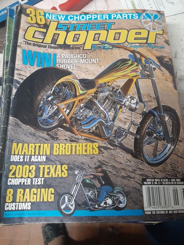 17 Issues Of Street Chopper 03, 04 ,05 Asst.