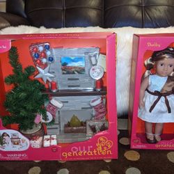 Our  Generation  Holiday Set With Doll New