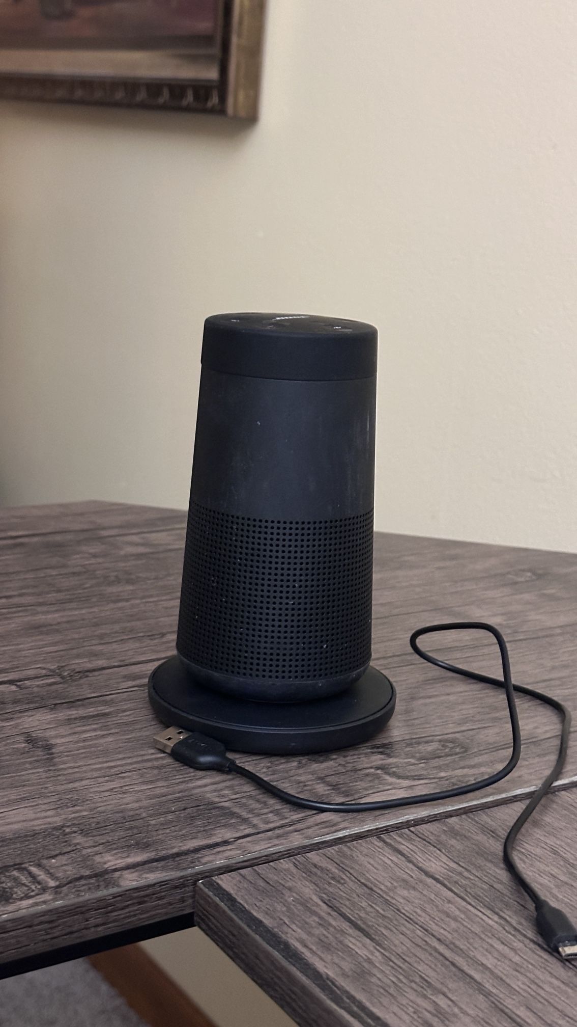 SoundLink Revolve II Bluetooth® speaker and charging cradle
