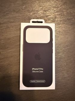 iPhone 17 Pro Silicone Apple Case Black Brand New Sealed