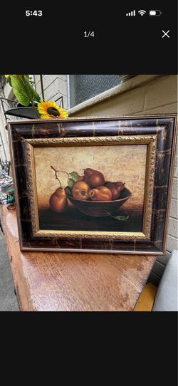 Ol on canvas 29 by 25