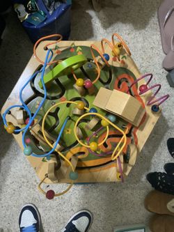 Toddler Wooden Play Activity Center