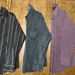 Men Dressy Shirts M $10Together