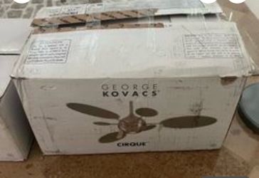 Ceiling fan Minka-Aire Silver Reverse airflow