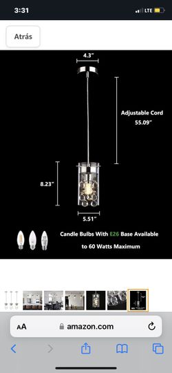 glass lamp with ceilings. finishes in gold color