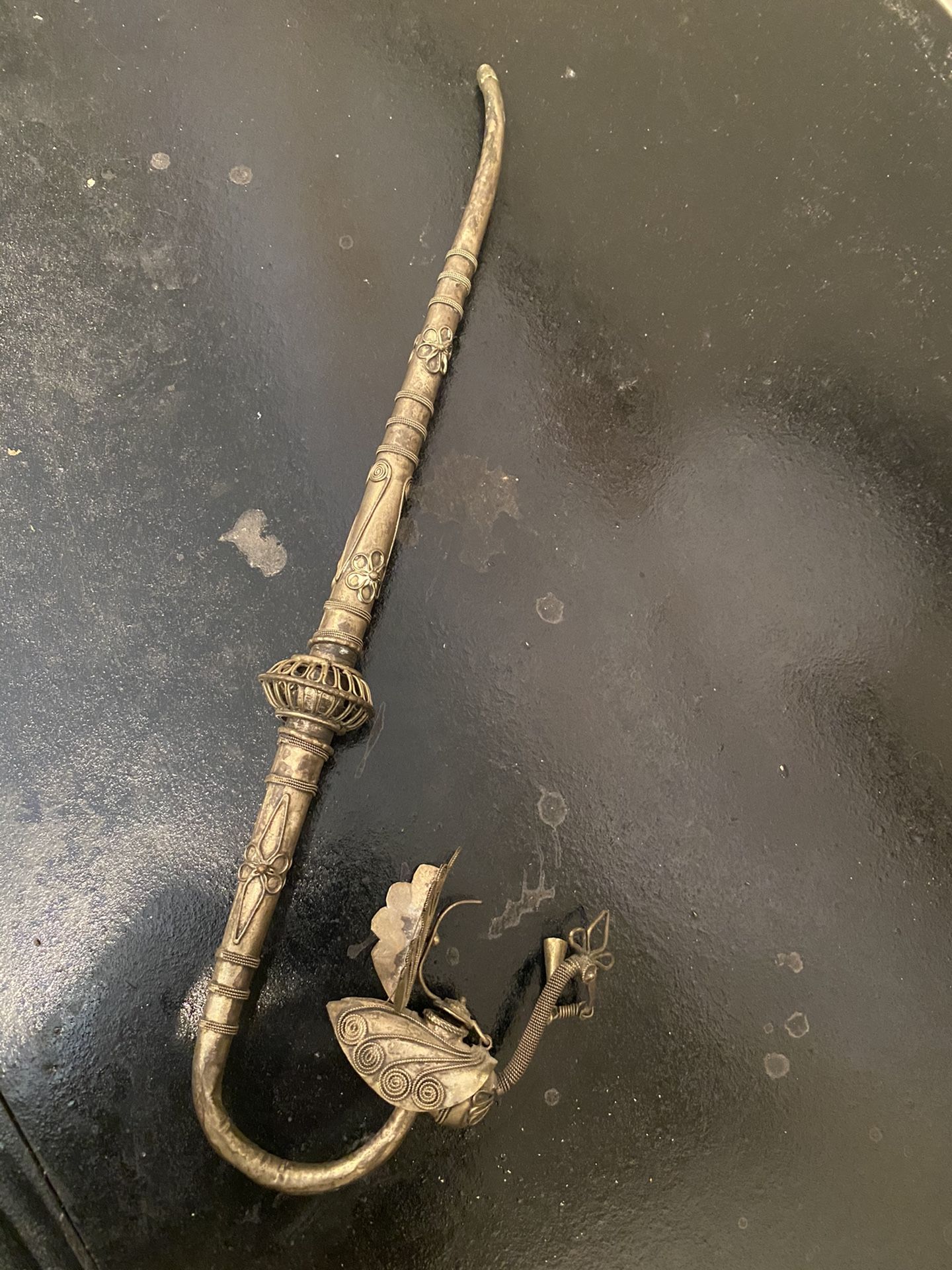 Antique opium pipe