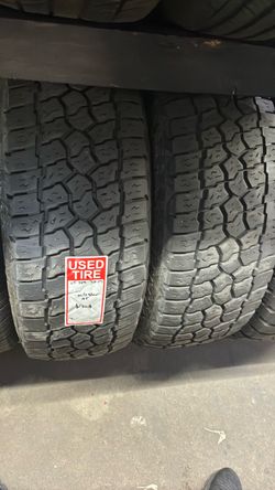 Pair of 285/70R17 Milestar A/T tires