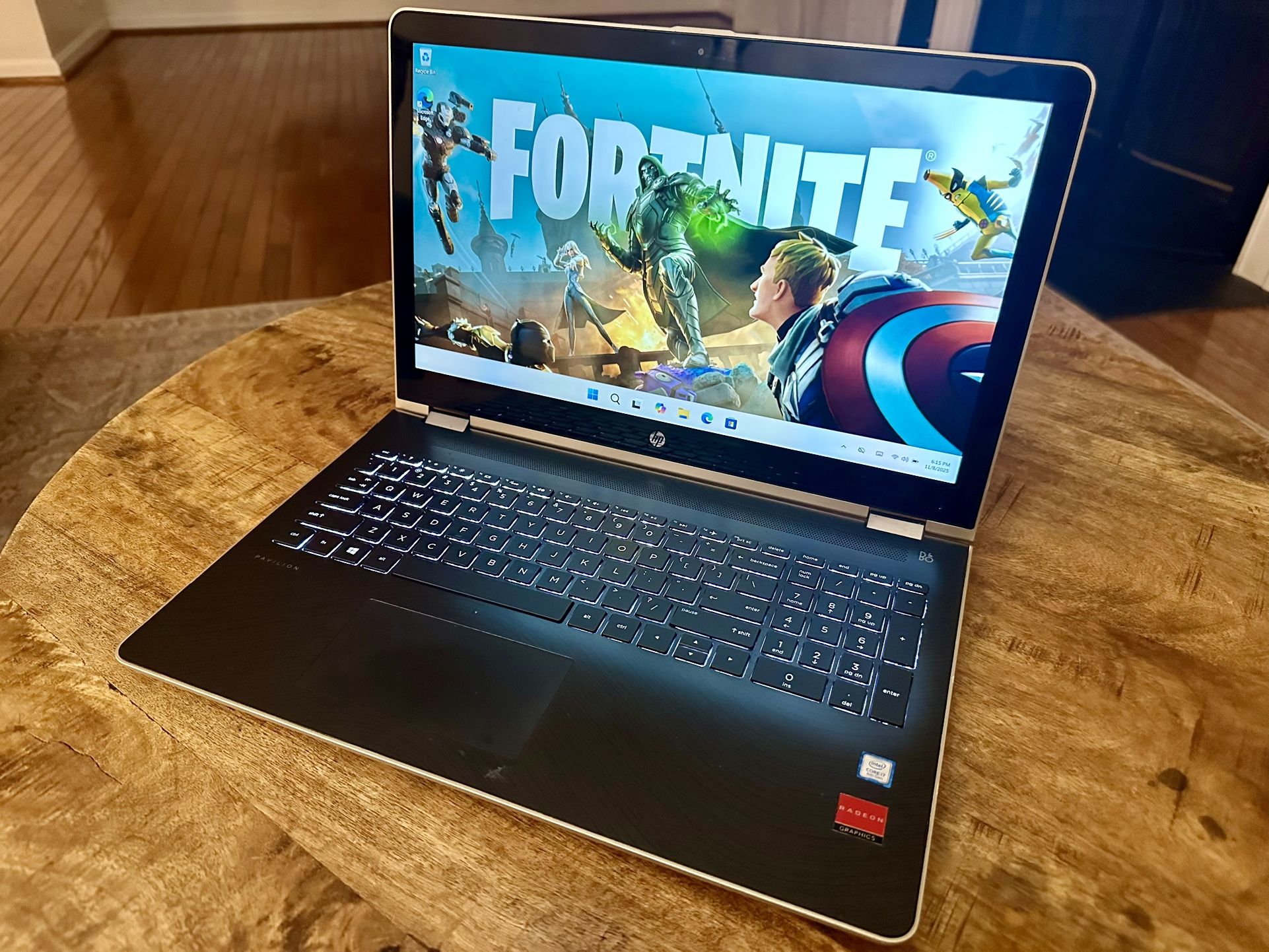 15” HP Touch Screen Gaming Laptop (i7, 2TB SSD)
