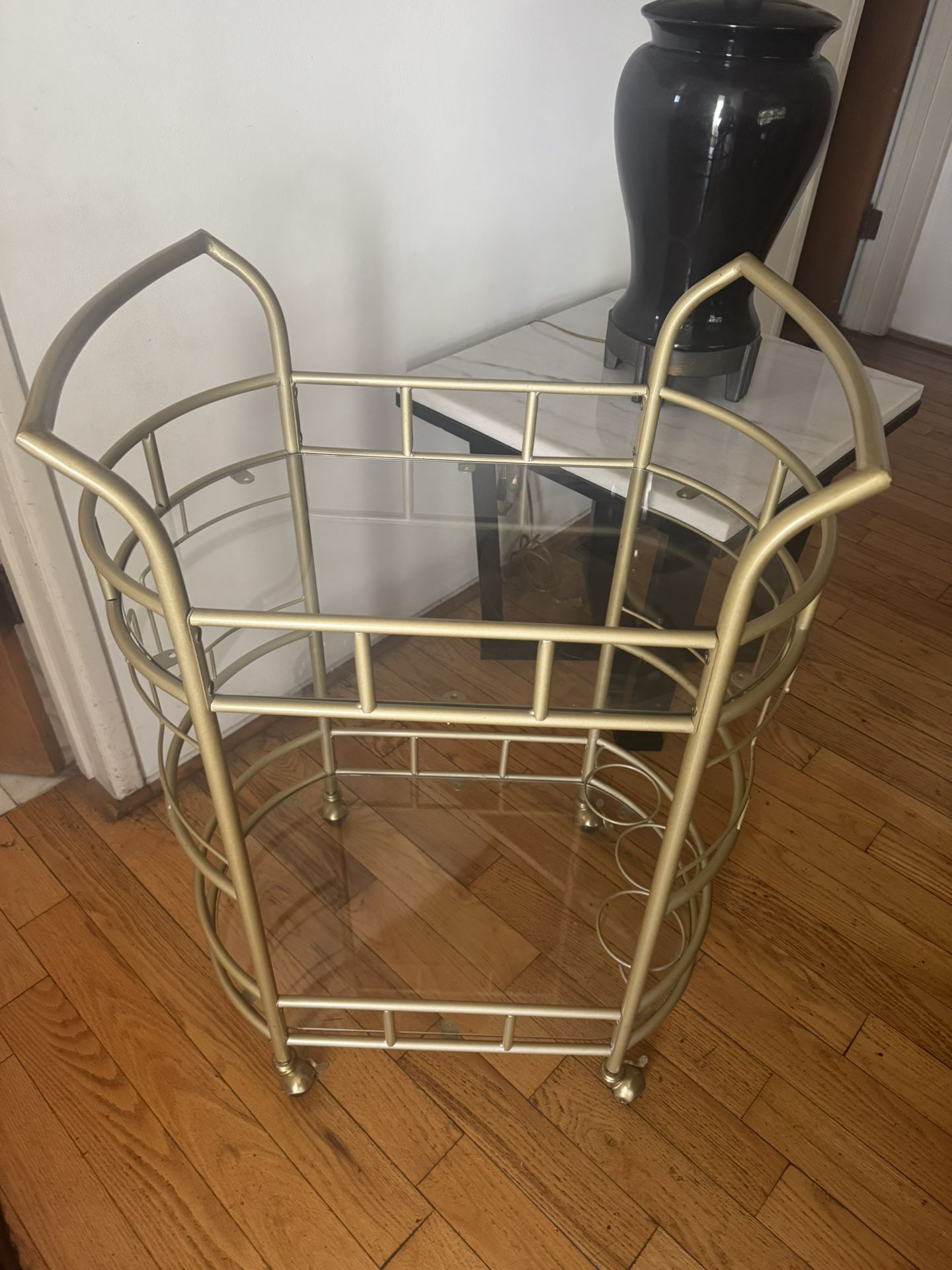 bar cart gold