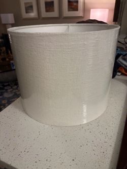 Cream linen lamp shade - brand new