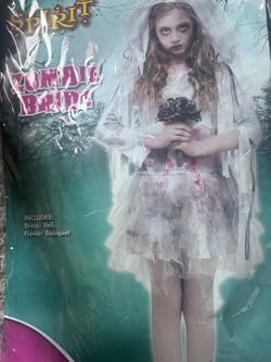 Spirit Zombie Bride Girls Halloween Costume