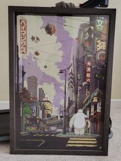 Big Hero 6 - Screen Printed Poster - Cyclops Variant - By Ken Taylor
