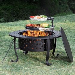 Outdoor FirePit Grill