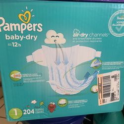 Pamper Zise 1 204 Count