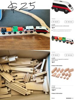 Ikea Train And Battery Tracks