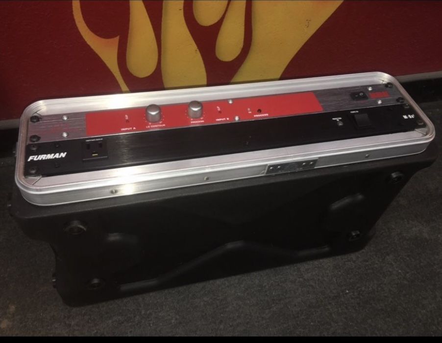 382i Sonic Maximizer, Furman M-82 Power Conditioner, SKB Case