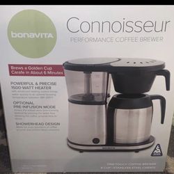 Bonavita BV1901TS Connoisseur 8-Cup One Touch Coffee Brewer