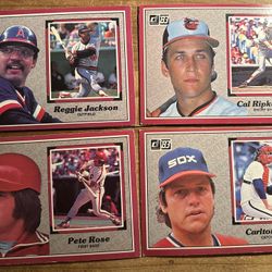1983 Donruss Oversized Baseball Cards